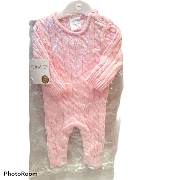 BNWT TOTS Fifth Avenue baby Pink bodysuit.3-6M - Picture 4 of 8